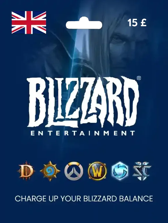 Blizzard Gift Card 15 GBP UNITED KINGDOM