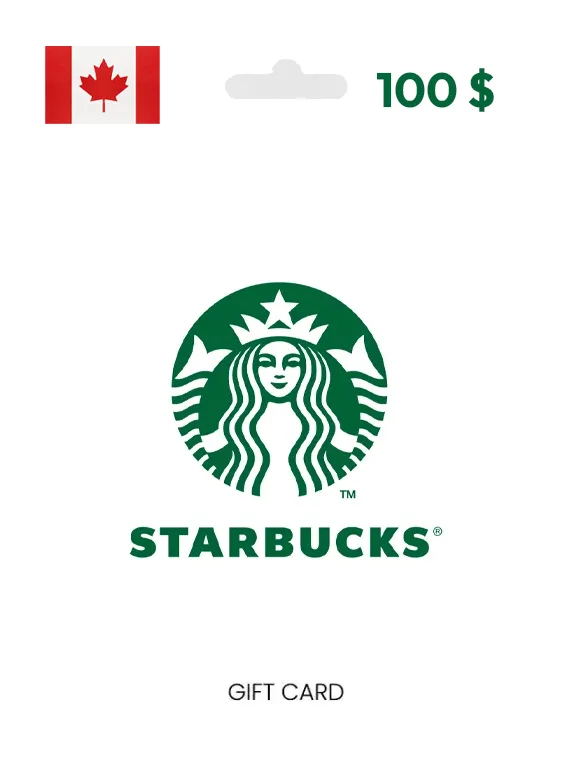 Starbucks Gift Card 100 CAD CANADA
