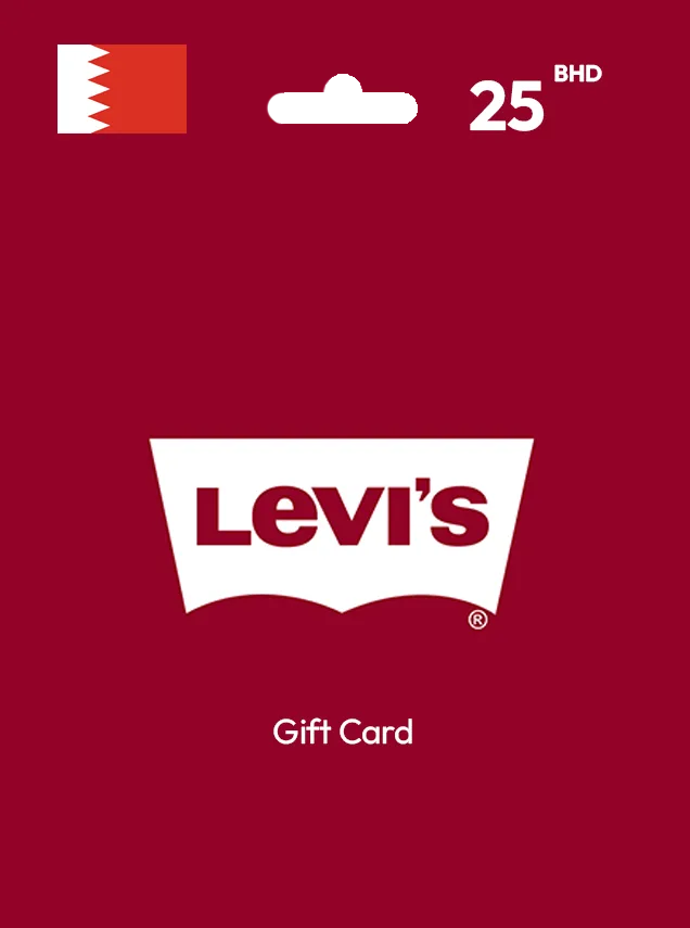 Levi's Gift Card 25 BHD BAHRAIN