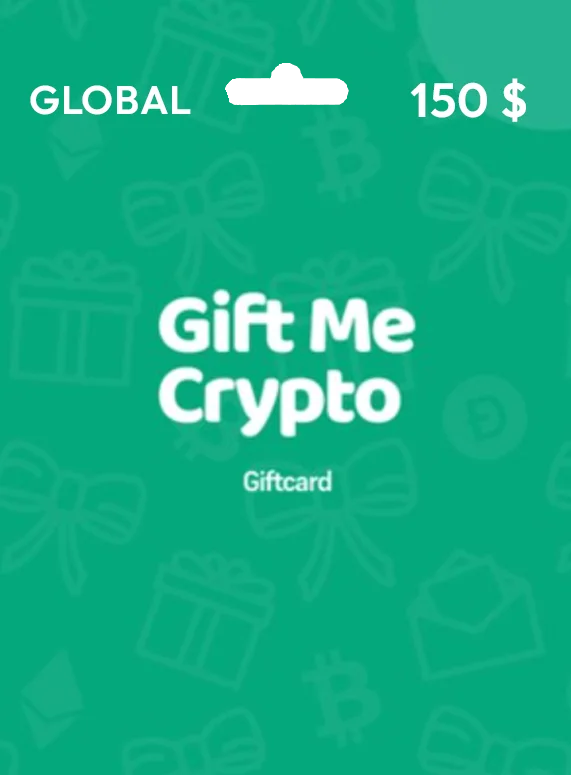 Gift Me Crypto Gift Card 150 USD GLOBAL