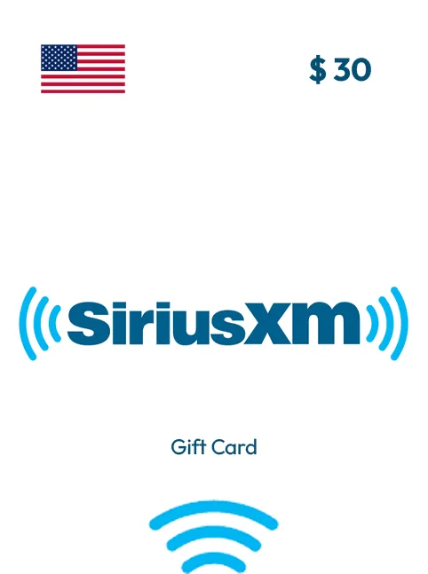 SiriusXM Gift Card 30 USD UNITED STATES