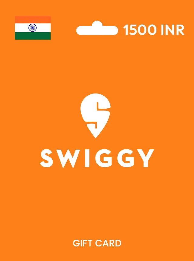 Swiggy Gift Card 1500 INR INDIA