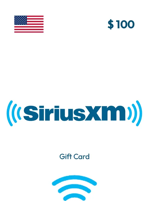 SiriusXM Gift Card 100 USD UNITED STATES