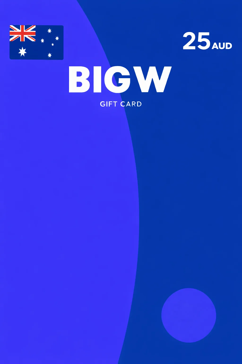 Big W Gift Card 25 AUD AUSTRALIA