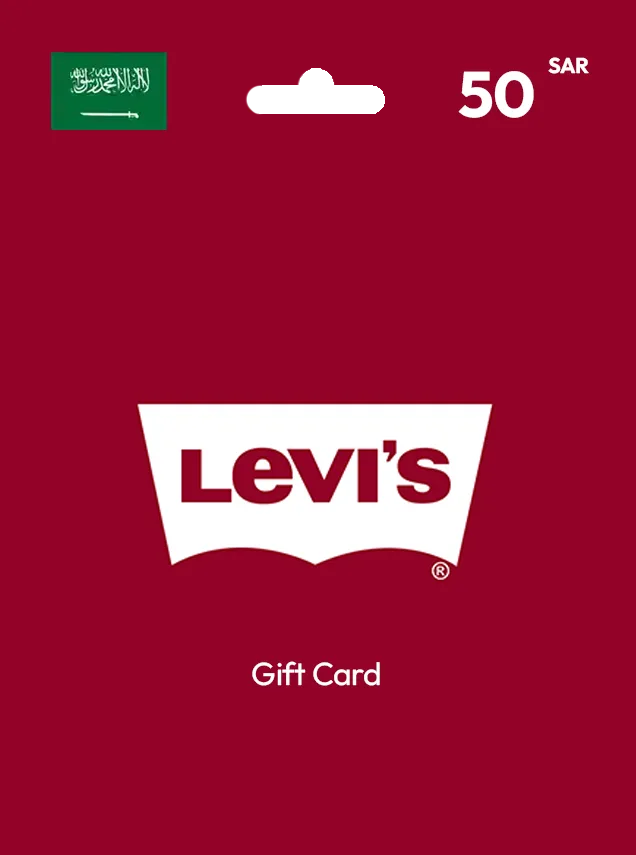 Levi's Gift Card 50 SAR SAUDI ARABIA