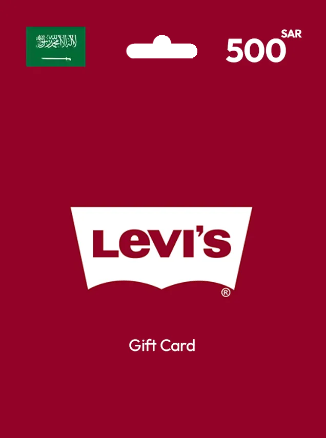 Levi's Gift Card 500 SAR SAUDI ARABIA