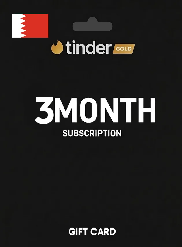Tinder Gift Card 3 Month Gold BAHRAIN