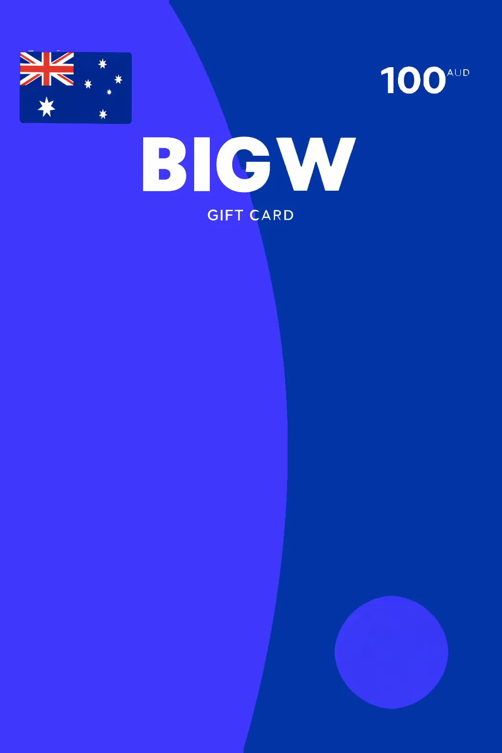 Big W Gift Card 100 AUD AUSTRALIA