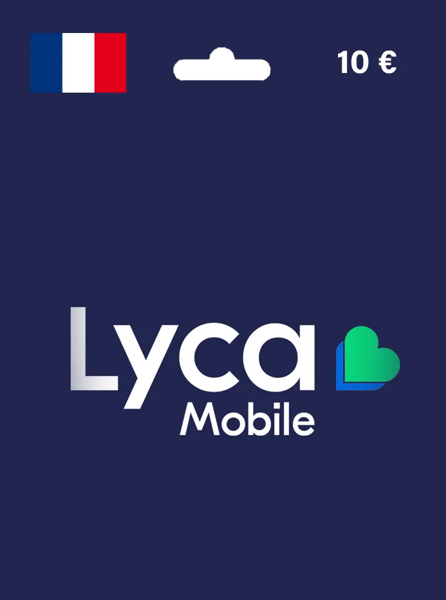 Lycamobile Gift Card 10 EUR FRANCE