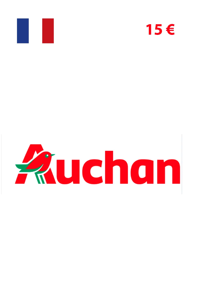 Auchan Gift Card 15 EUR FRANCE
