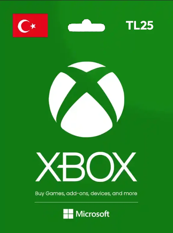 Xbox Live Gift Card 25 TRY TURKEY
