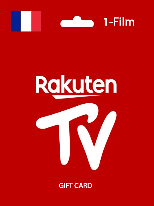 RAKUTEN TV Gift Card 1 Film FRANCE
