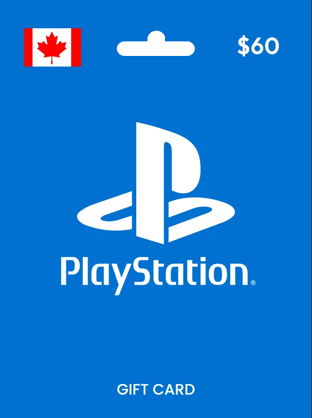 PlayStation Gift Card CAD$60 CANADA PSN