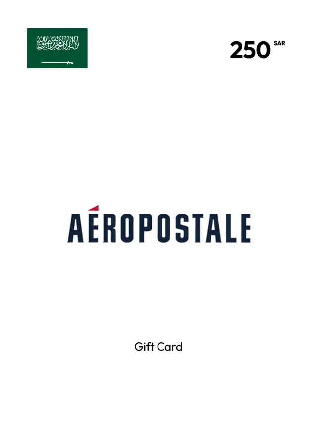 Aeropostale Gift Card 250 SAR SAUDI ARABIA