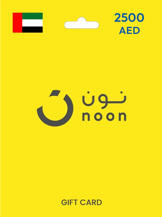 Noon Gift Card UAE 2500 AED