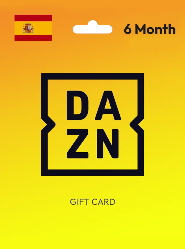 DAZN 6  MonthGift Card SPAIN