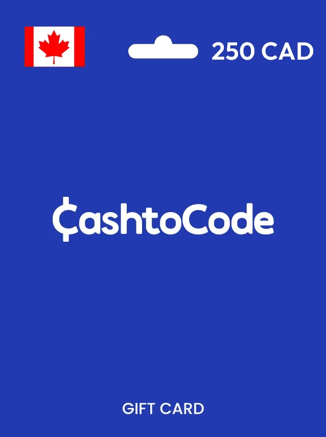 CashtoCode Gift Card CA 250 CAD