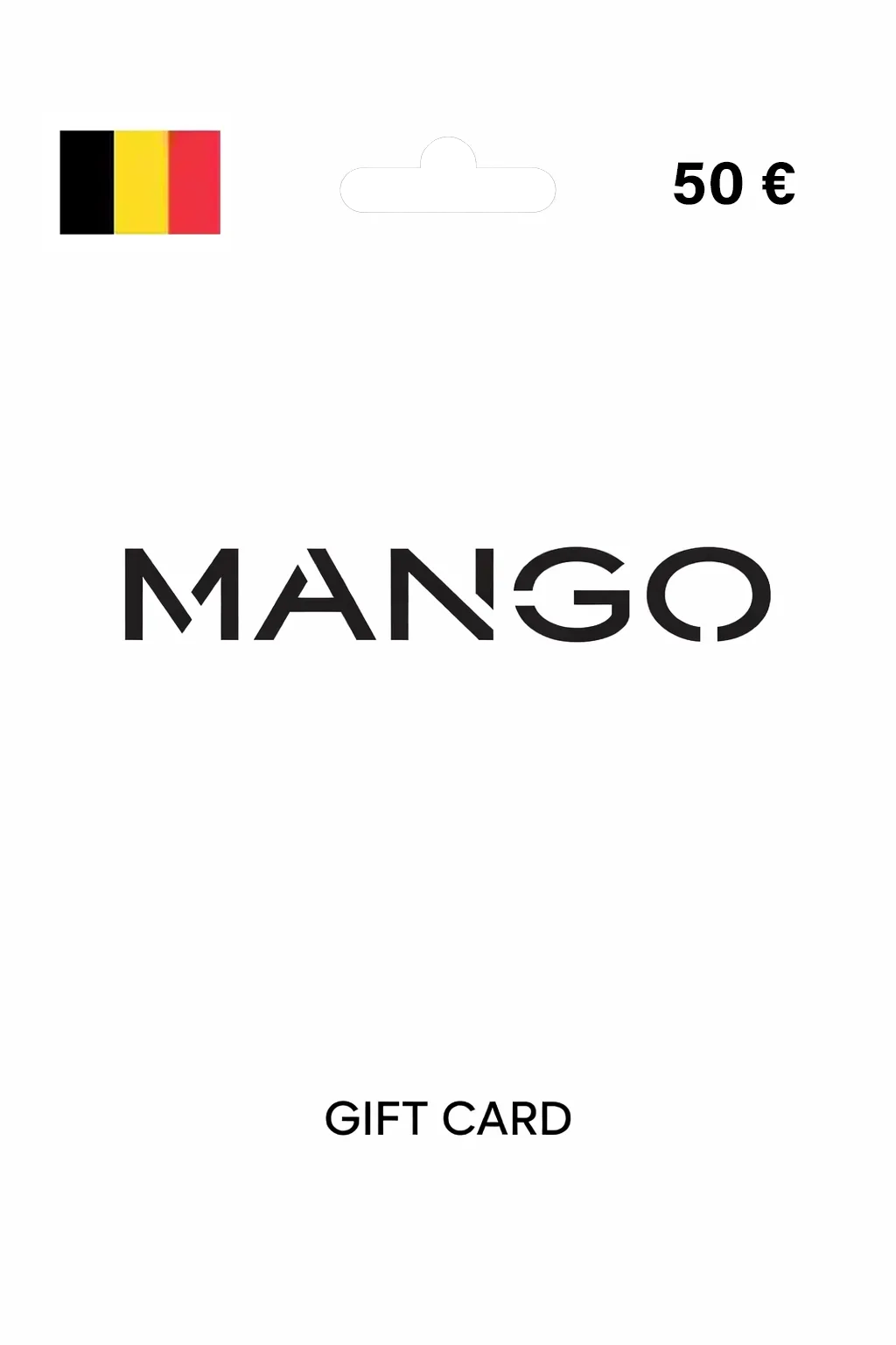 Mango Gift Card 50 EUR BELGIUM