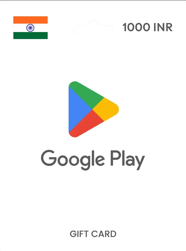Google Play INDIA 1000 INR