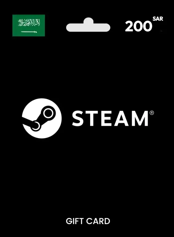 Steam Gift Card 200 SAR SAUDI ARABIA