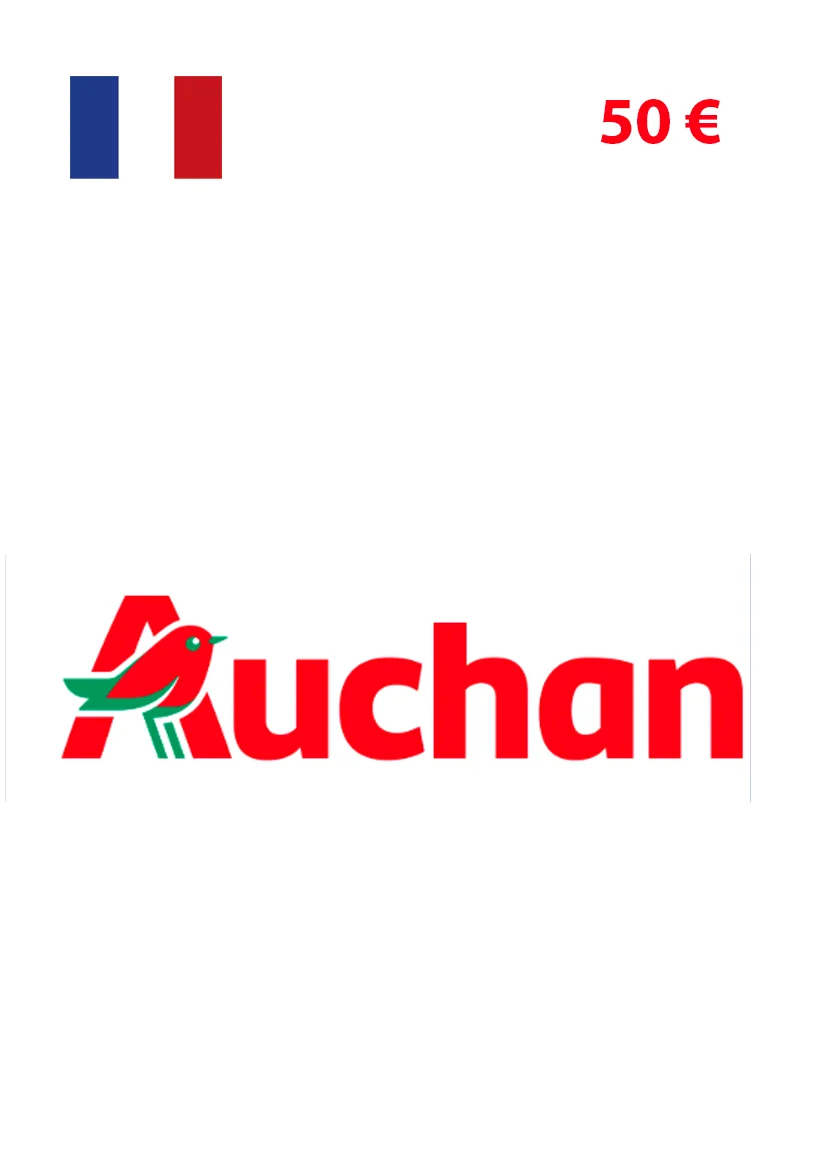 Auchan Gift Card 50 EUR FRANCE