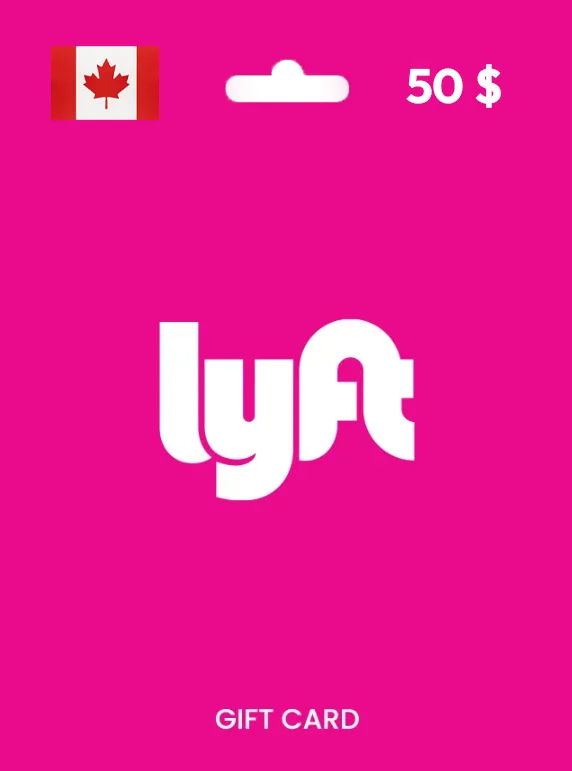 Lyft Gift Card 50 CAD CANADA