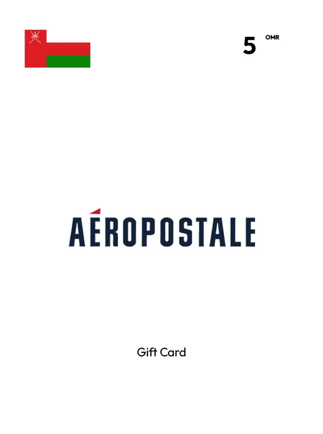 Aeropostale Gift Card 5 OMR OMAN