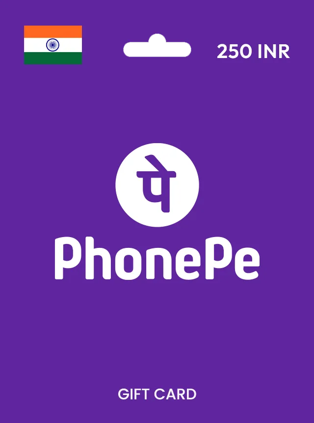 PhonePe Gift Card 250 INR INDIA