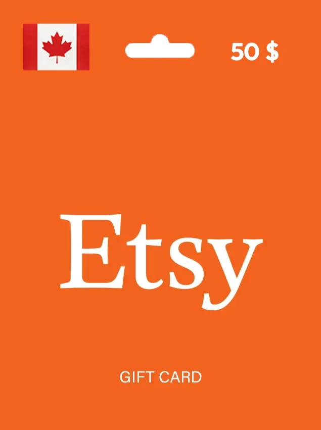 Etsy Gift Card 50 CAD CANADA
