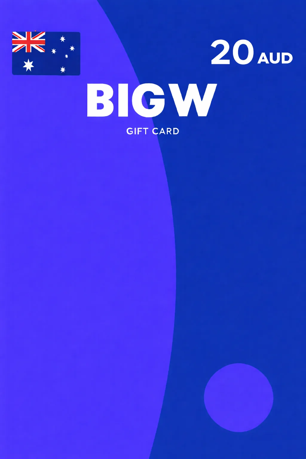 Big W Gift Card 20 AUD AUSTRALIA
