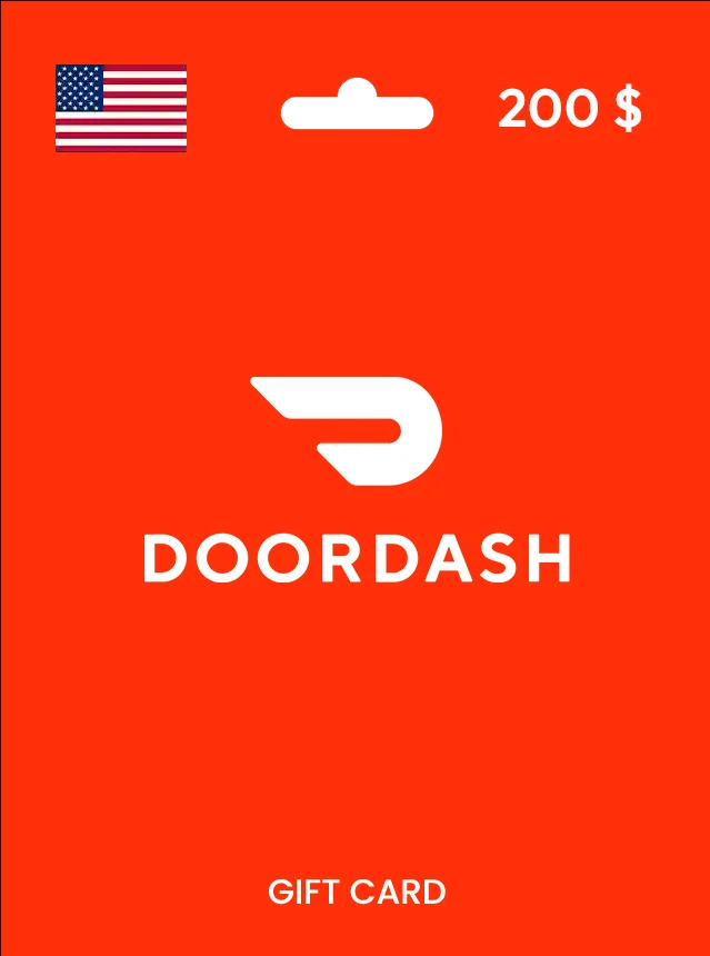 DoorDash Gift Card USA 200 USD