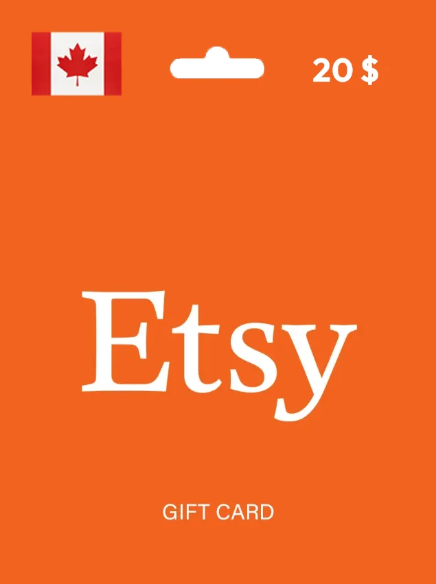 Etsy Gift Card 20 CAD CANADA
