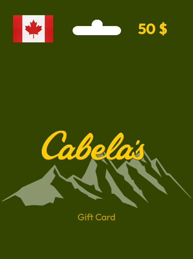 Cabela's Gift Card 50 CAD CANADA