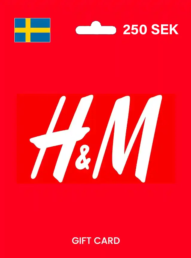 H&M Gift Card 250 SEK SWEDEN