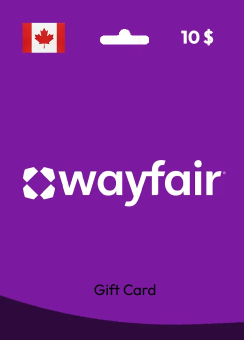 Wayfair Gift Card 10 CAD CANADA