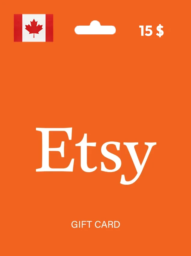 Etsy Gift Card 15 CAD CANADA