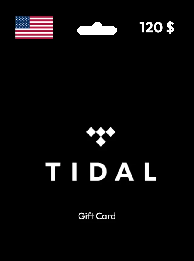 TIDAL Gift Card 120 USD UNITED STATES