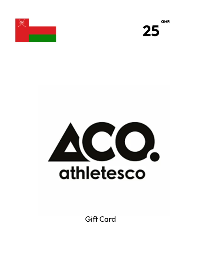 ATHLETE'S CO Gift Card 25 OMR OMAN