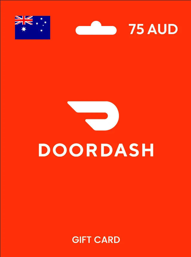 DoorDash Gift Card AU 75 AUD