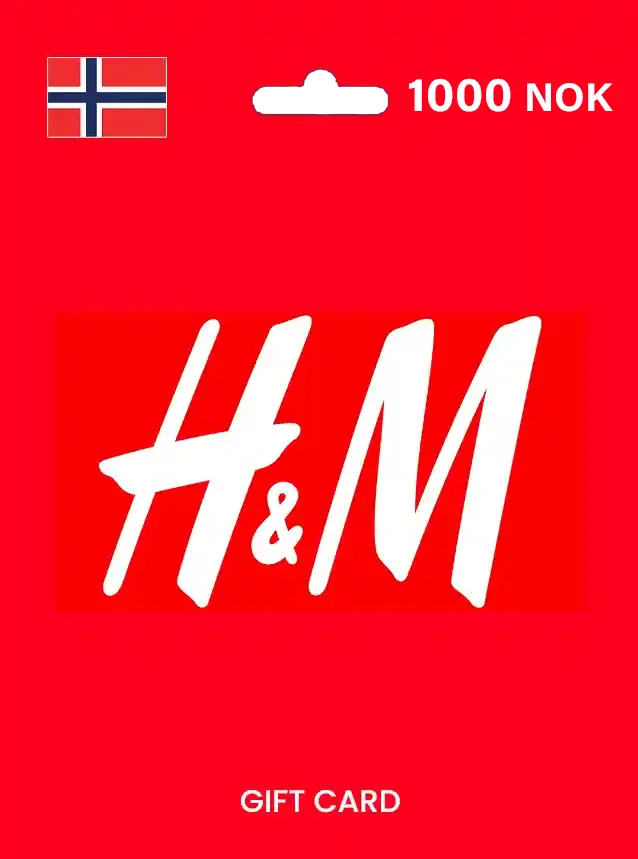 H&M Gift Card 1000 NOK NORWAY