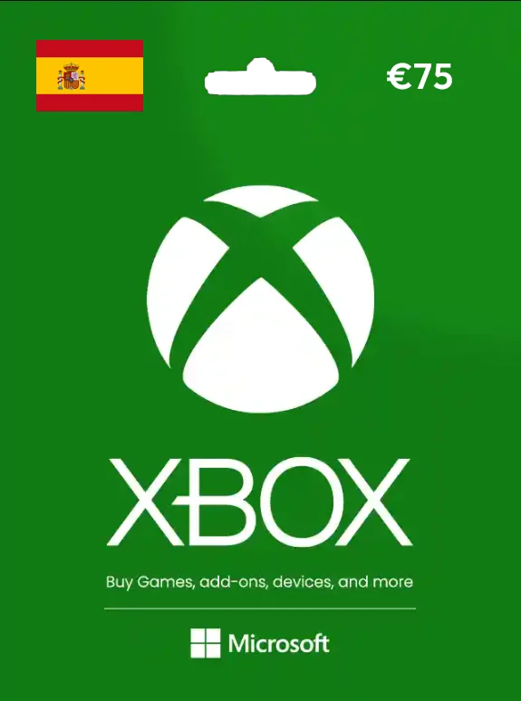 Xbox Live Gift Card 75 EUR SPAIN