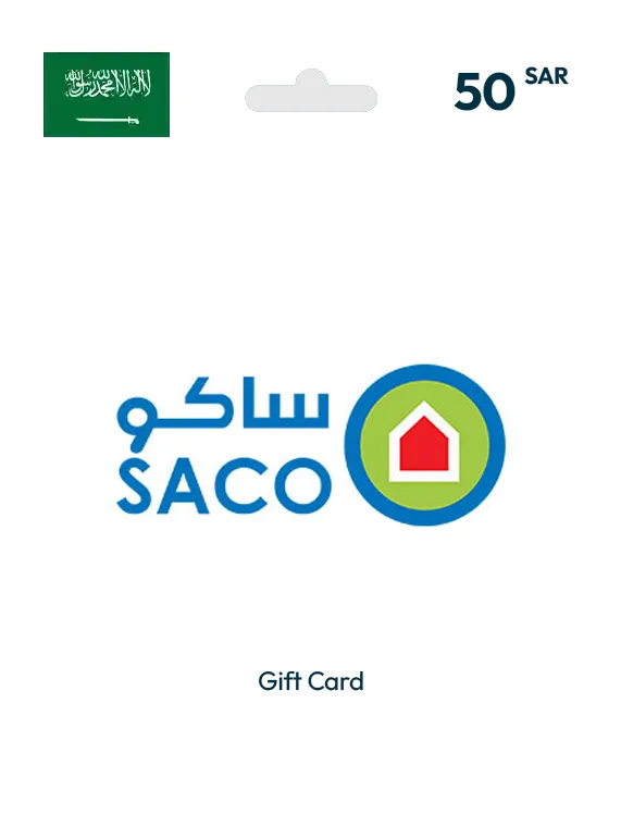 Saco Gift Card 50 SAR SAUDI ARABIA