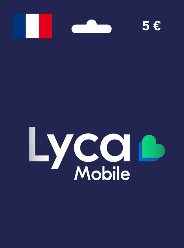 Lycamobile Gift Card 5 EUR FRANCE