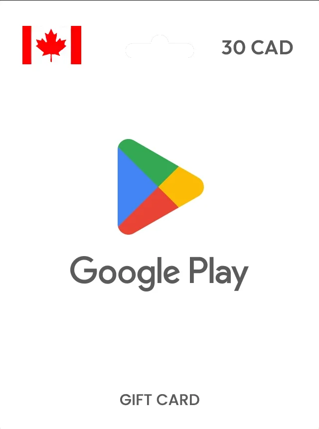 Google Play CANADA 30 CAD