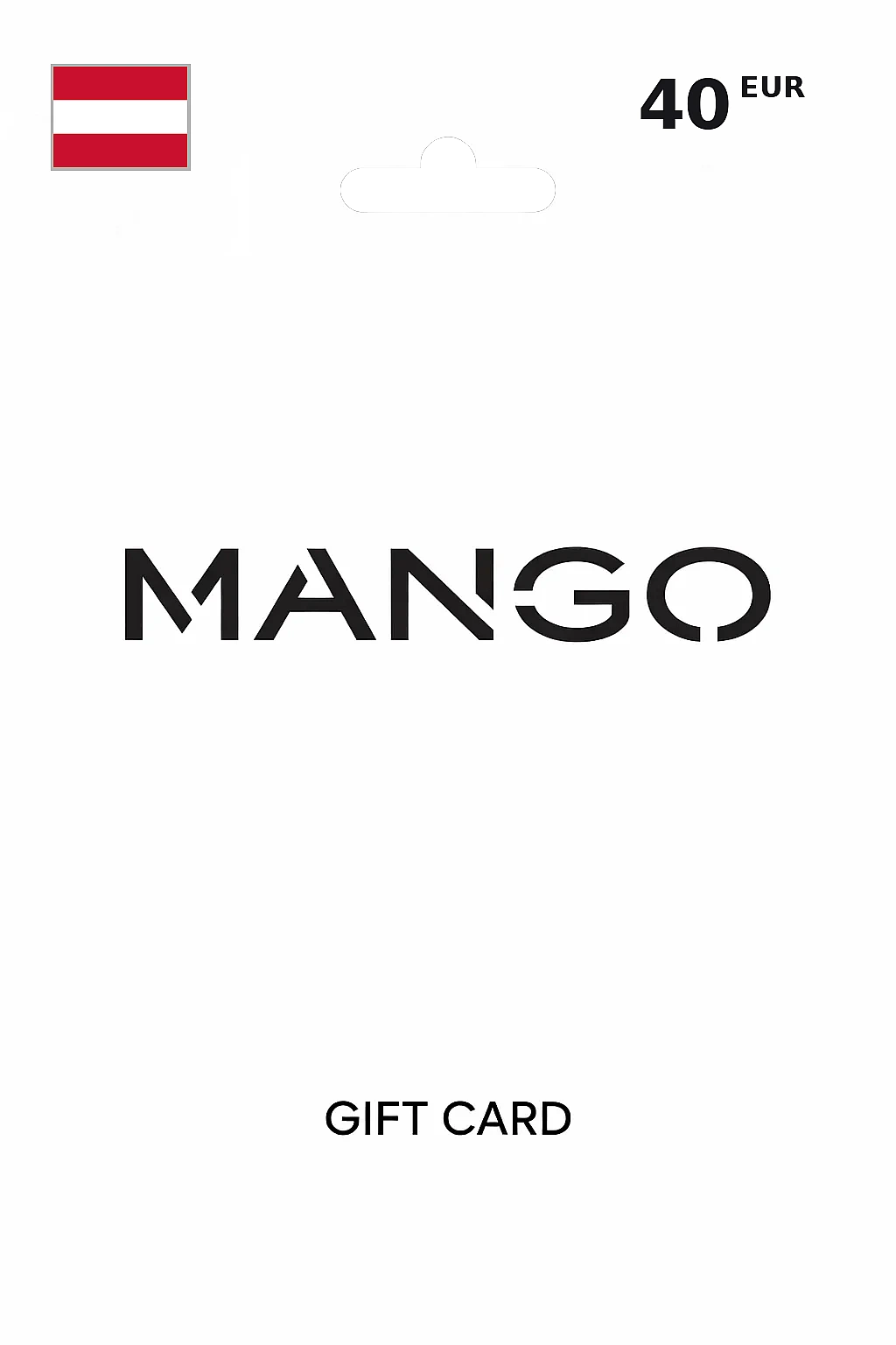 MANGO Gift Card 40 EUR AUSTRIA