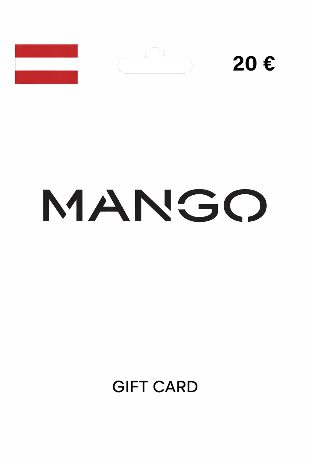 Mango Gift Card  20 EUR AUSTRIA