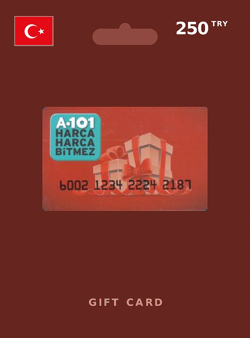 A101 Gift Card 250 TRY TüRKIYE