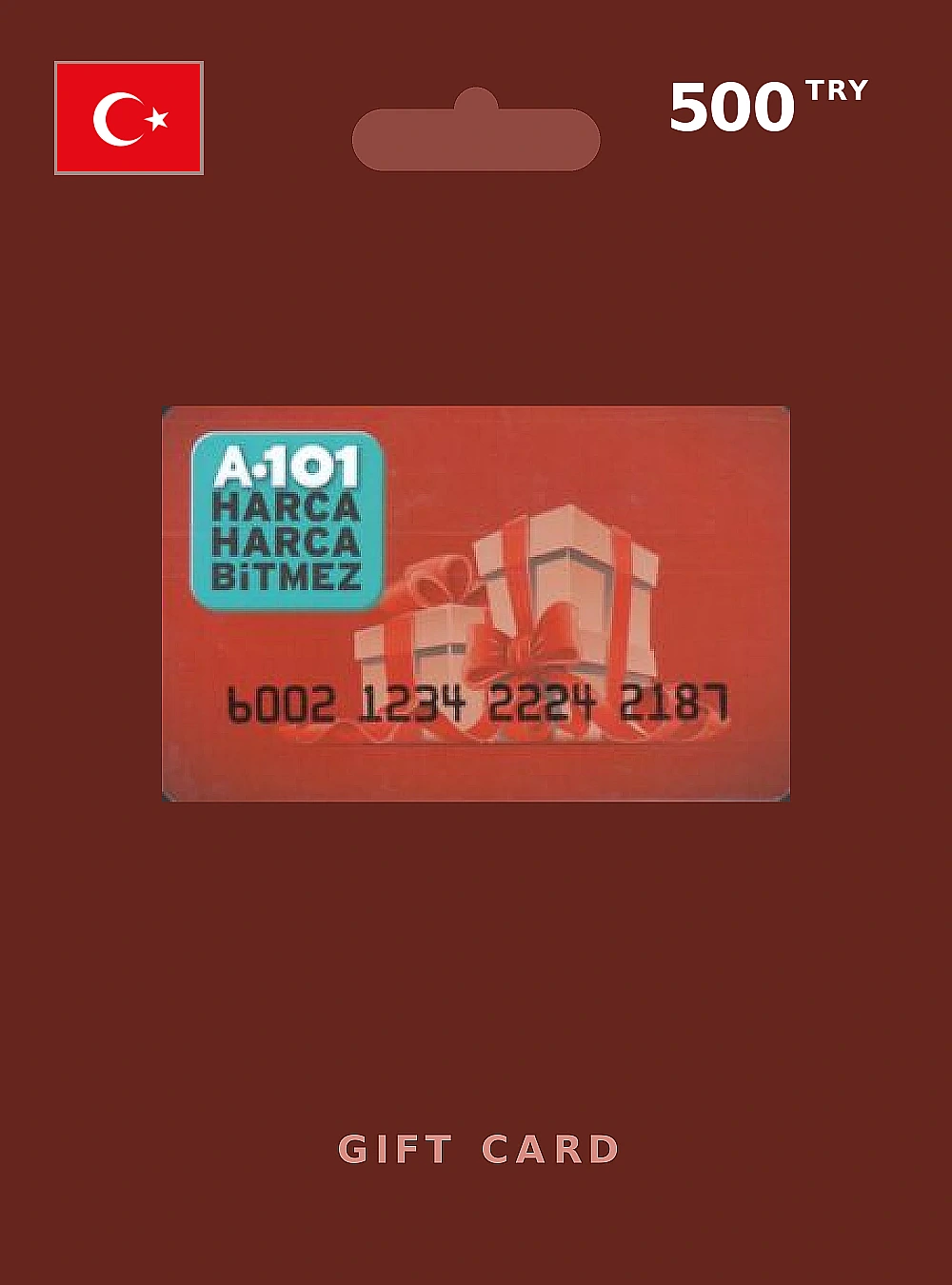 A101 Gift Card 500 TRY TüRKIYE