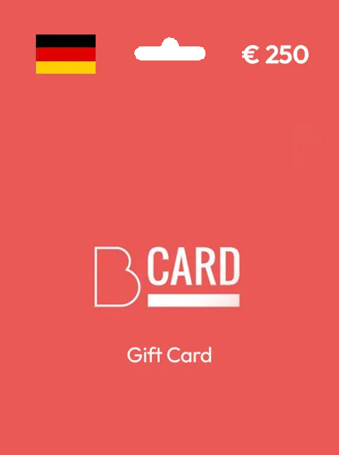 B-Card Gift Card 250 EUR GERMANY