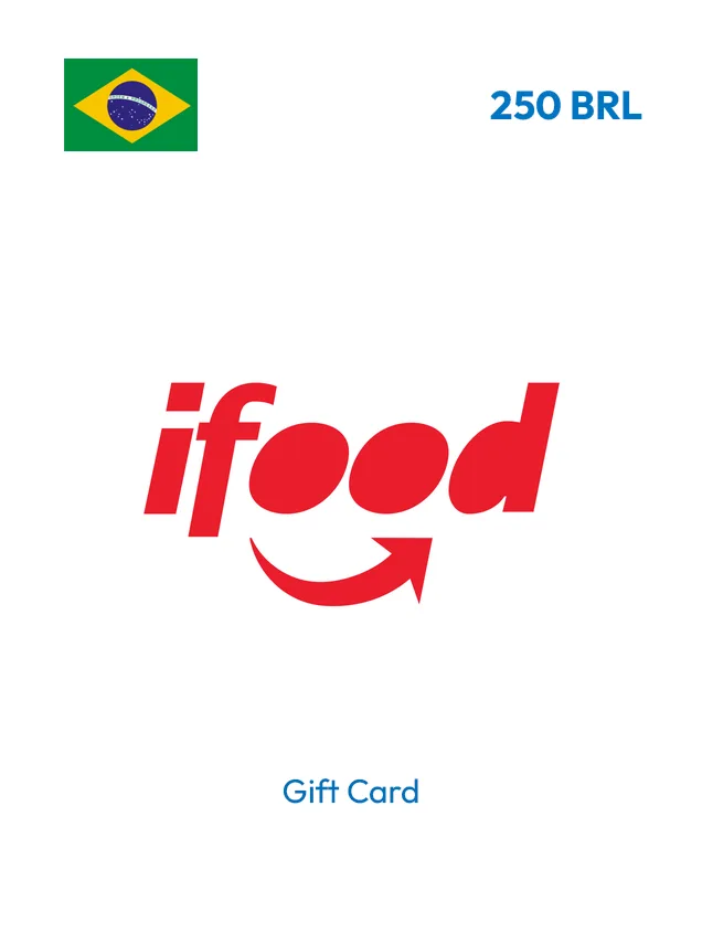 iFood Gift Card 250 BRL BRAZIL